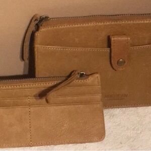 American Leather Company 2 piece wallet/clutch